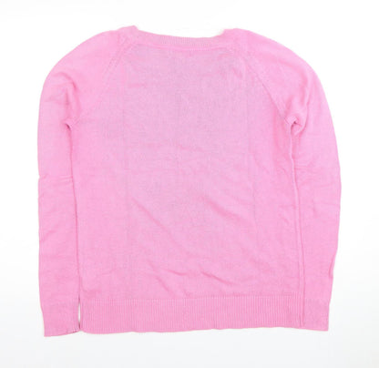 Gap Women's Pink Crew Neck Pullover Jumper M