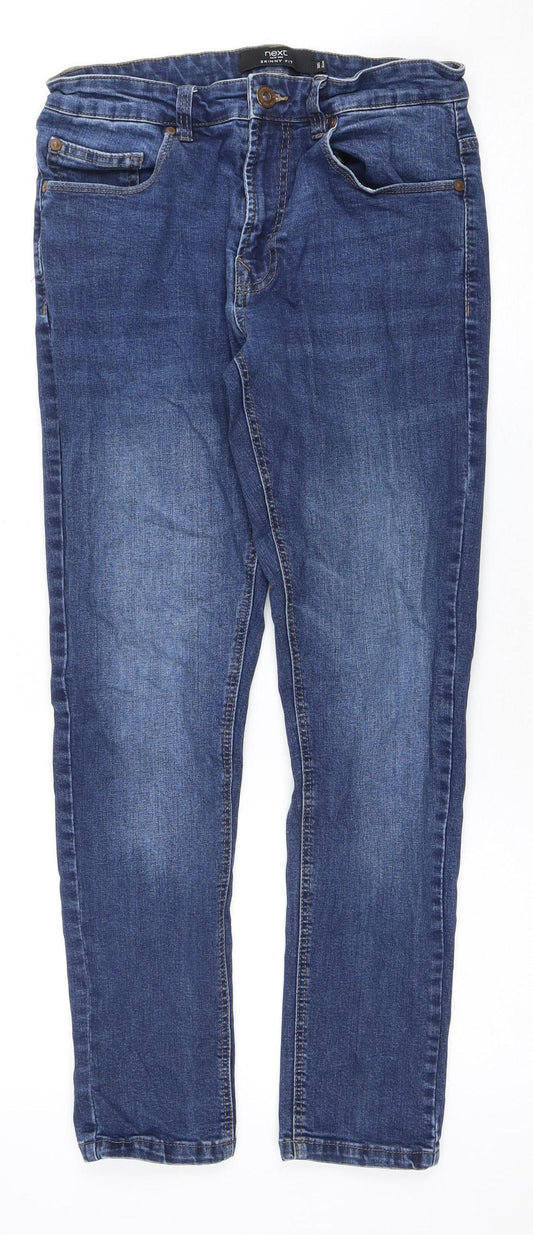 Next Men's Blue Straight Relaxed Jeans Size 32