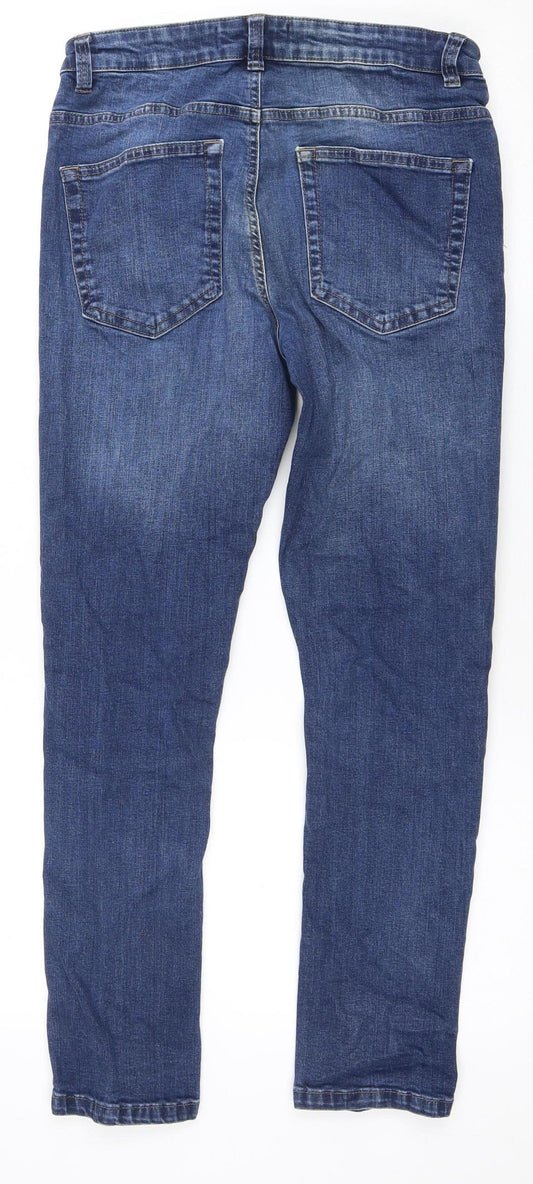 Next Men's Blue Straight Relaxed Jeans Size 32