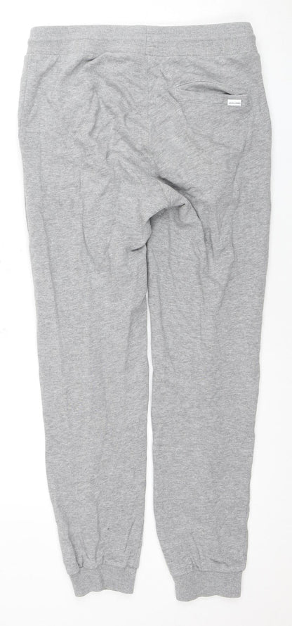 Jack & Jones Men's Grey Jogger Trousers, Size S