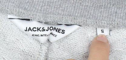 Jack & Jones Men's Grey Jogger Trousers, Size S