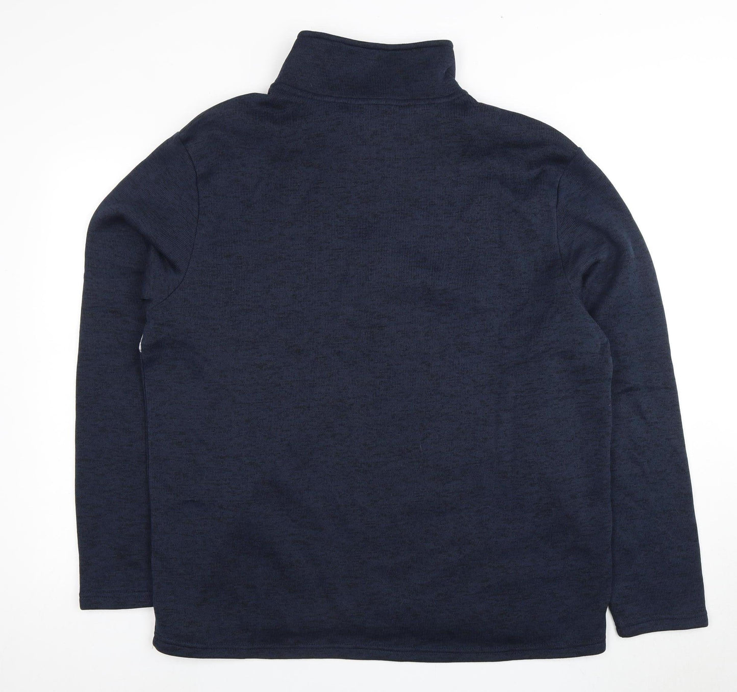 Mens UK Size 2XL Atlas For Men Blue 1/2 Zip Sweatshirt