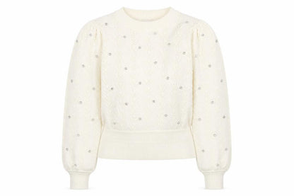 Womens UK Size S Warehouse Ivory  Jumper