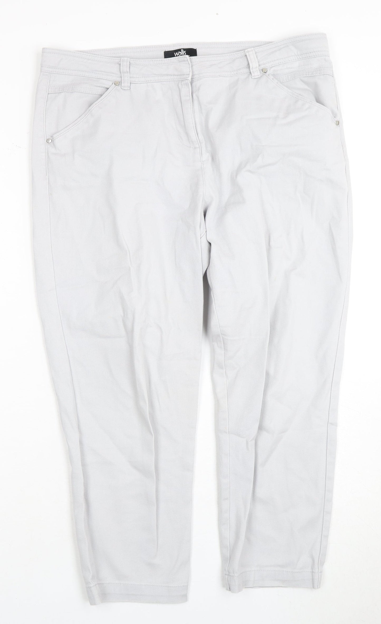 Womens UK Size 12 Wallis   White Jeans