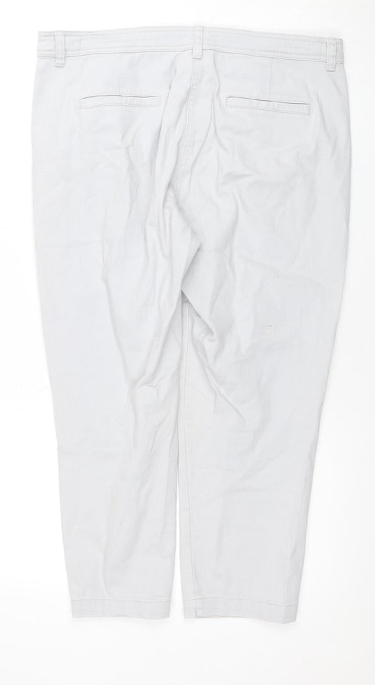 Womens UK Size 12 Wallis   White Jeans