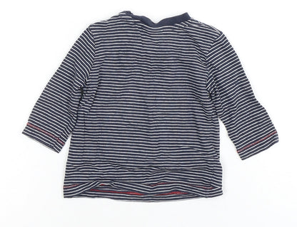 Next Boys Blue Striped Fire Engine Top, 3-6 Months