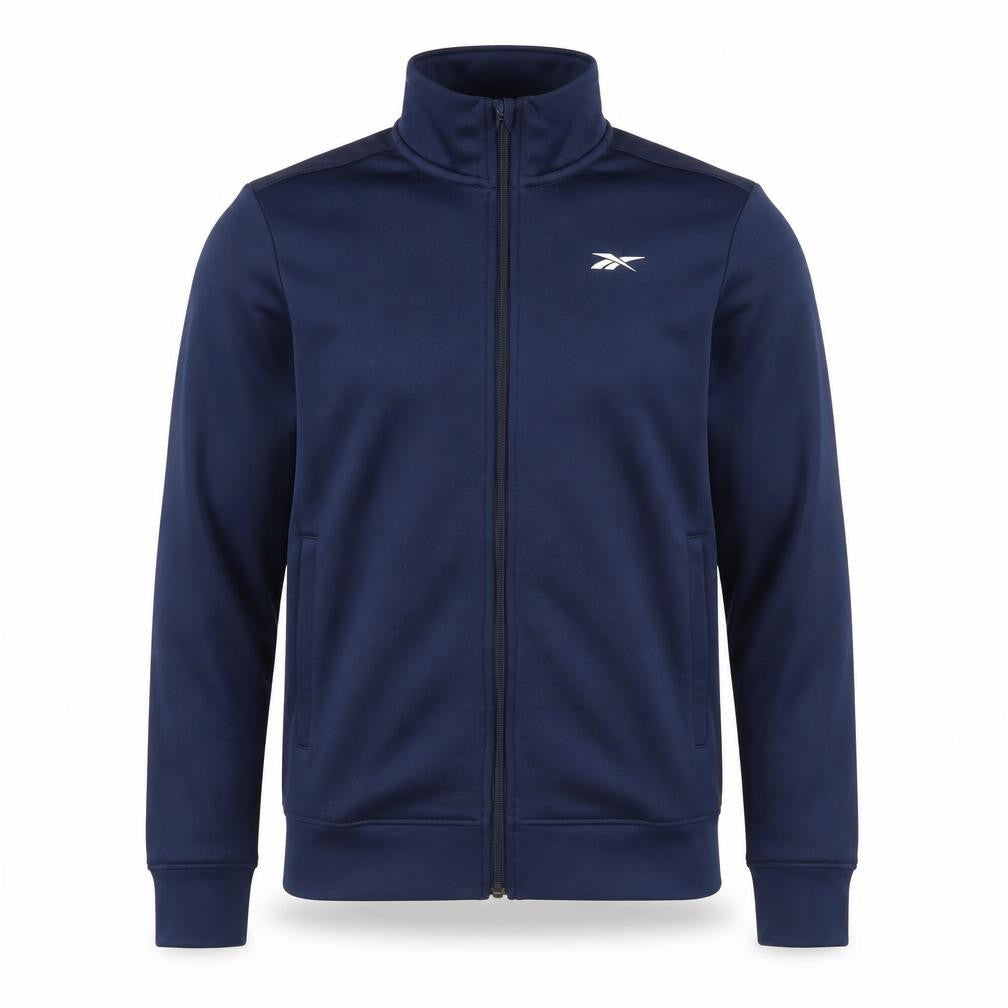 Mens UK Size S Reebok Blue Full Zip Sweatshirt