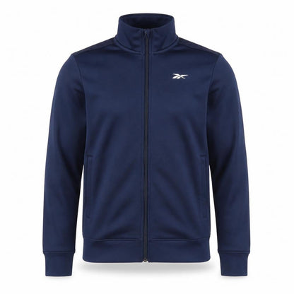 Mens UK Size S Reebok Blue Full Zip Sweatshirt