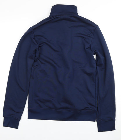 Mens UK Size S Reebok Blue Full Zip Sweatshirt