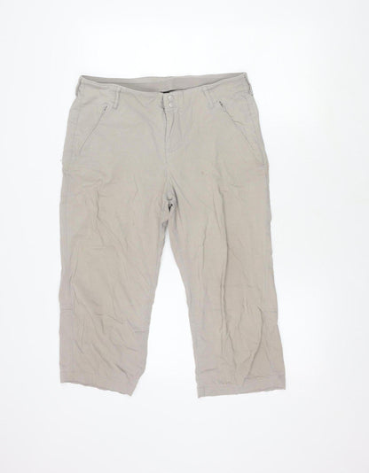 Karrimor Women's Cropped Grey Trousers - Size 14