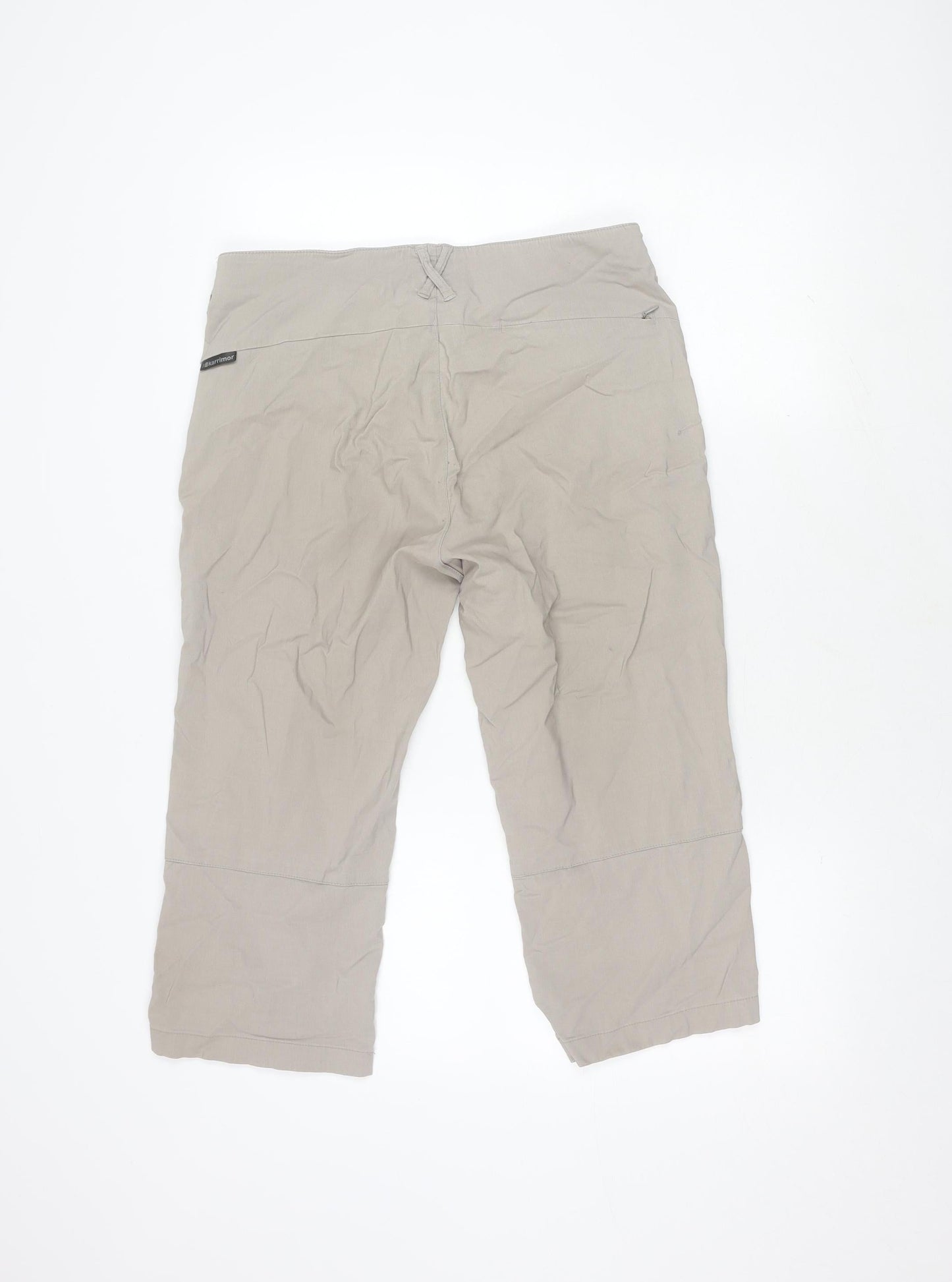 Karrimor Women's Cropped Grey Trousers - Size 14