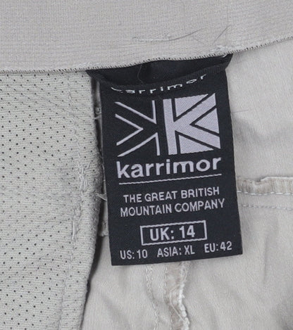 Karrimor Women's Cropped Grey Trousers - Size 14