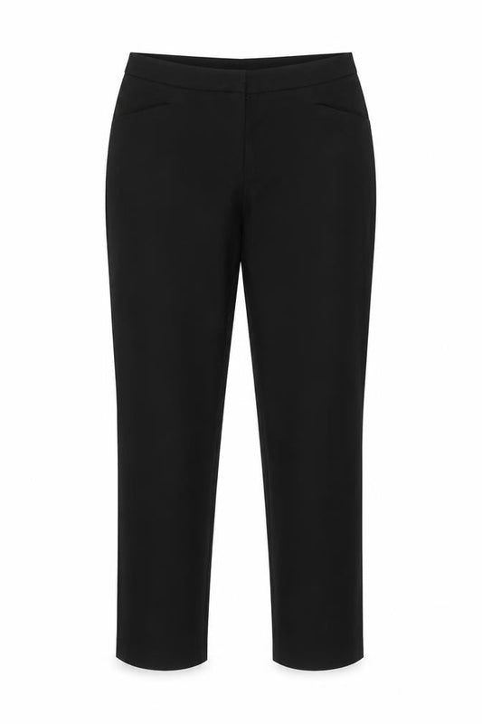 Womens UK Size 14 Oasis Regular Fit  Black Trousers