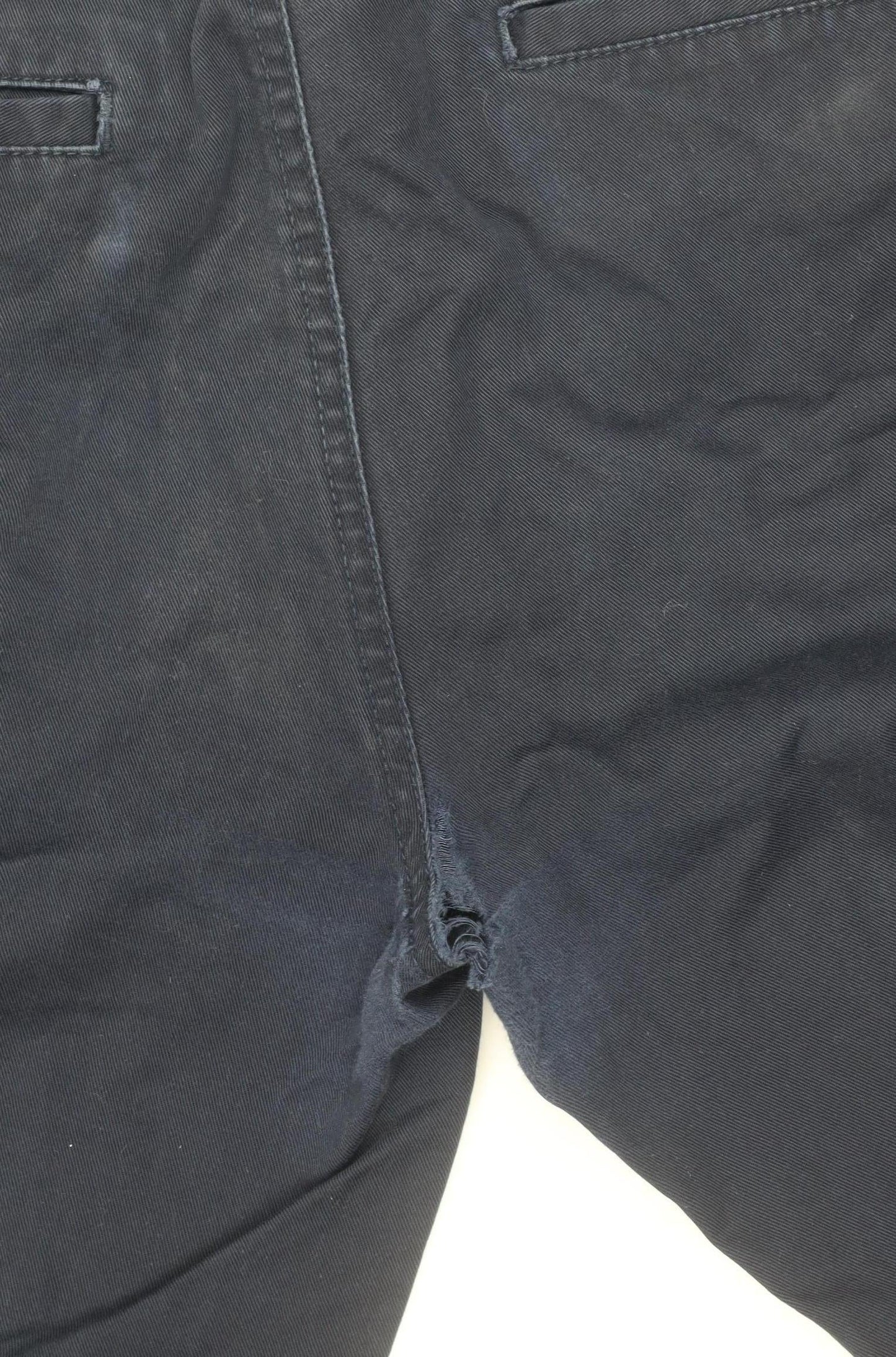 Topman Men's Black Slim Chino Trousers 34R