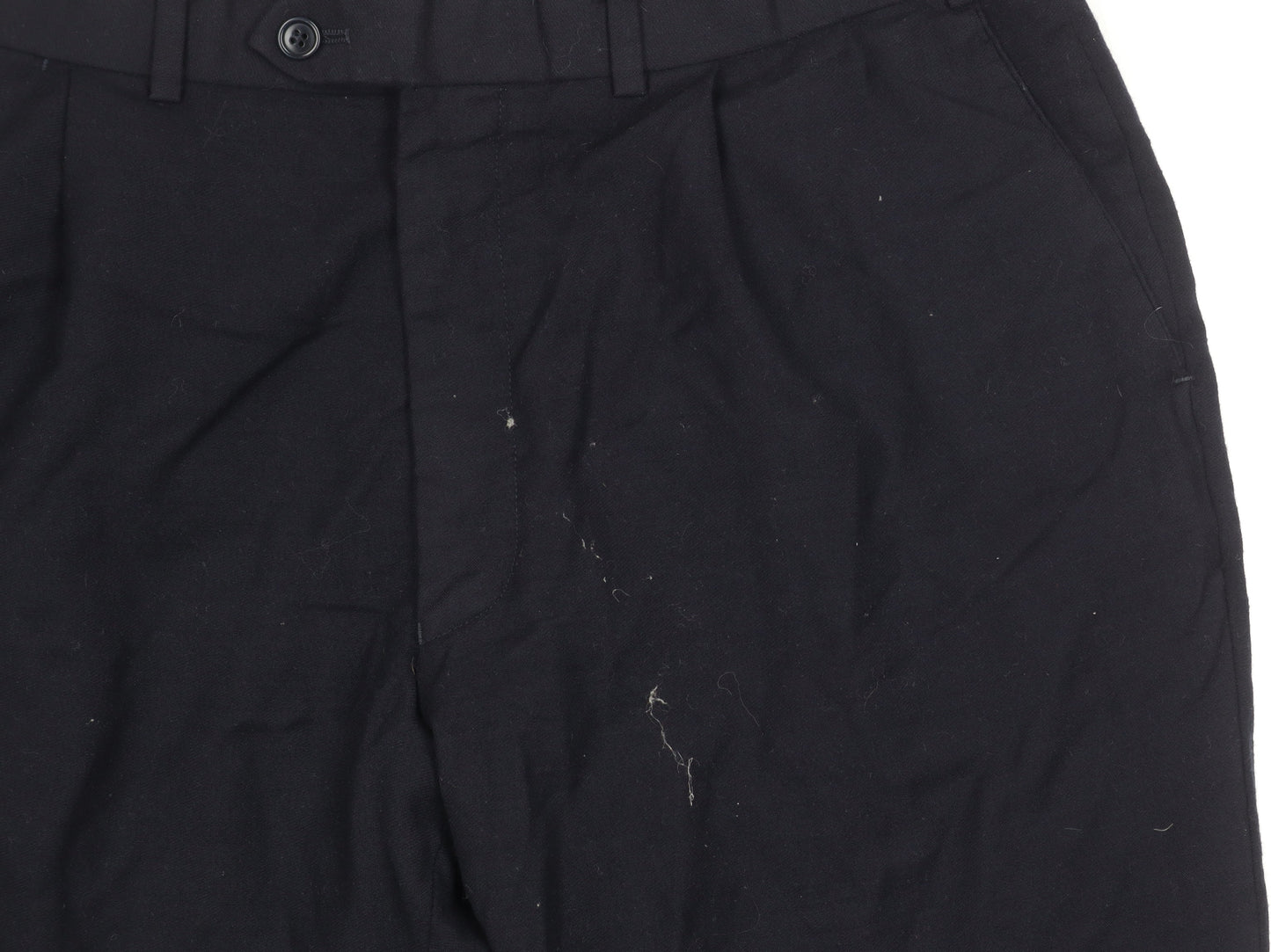 Marks and Spencer Men's Black Dress Pants - Size 38