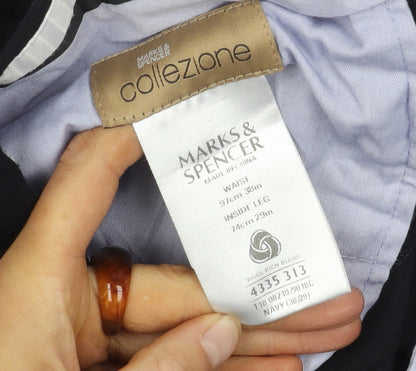 Marks and Spencer Men's Black Dress Pants - Size 38