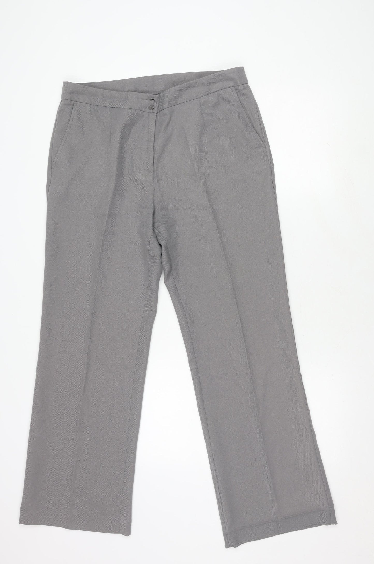Womens UK Size 14 Isle Regular Fit Business Grey Trousers