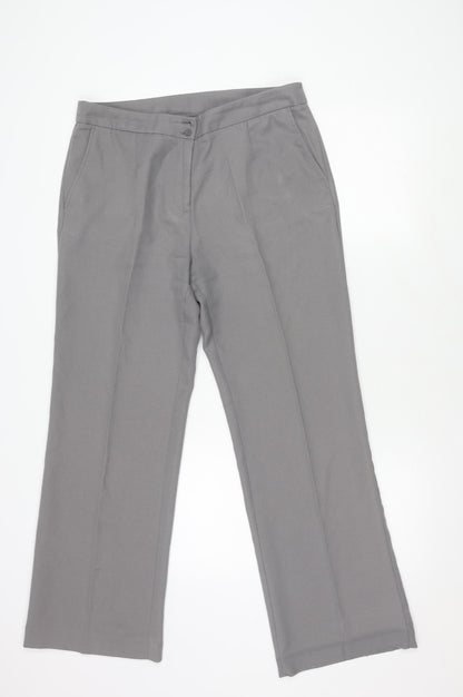 Womens UK Size 14 Isle Regular Fit Business Grey Trousers