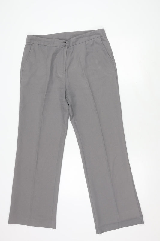 Womens UK Size 14 Isle Regular Fit Business Grey Trousers
