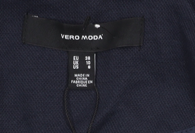 Womens UK Size 10 VERO MODA Regular Blue Blazer