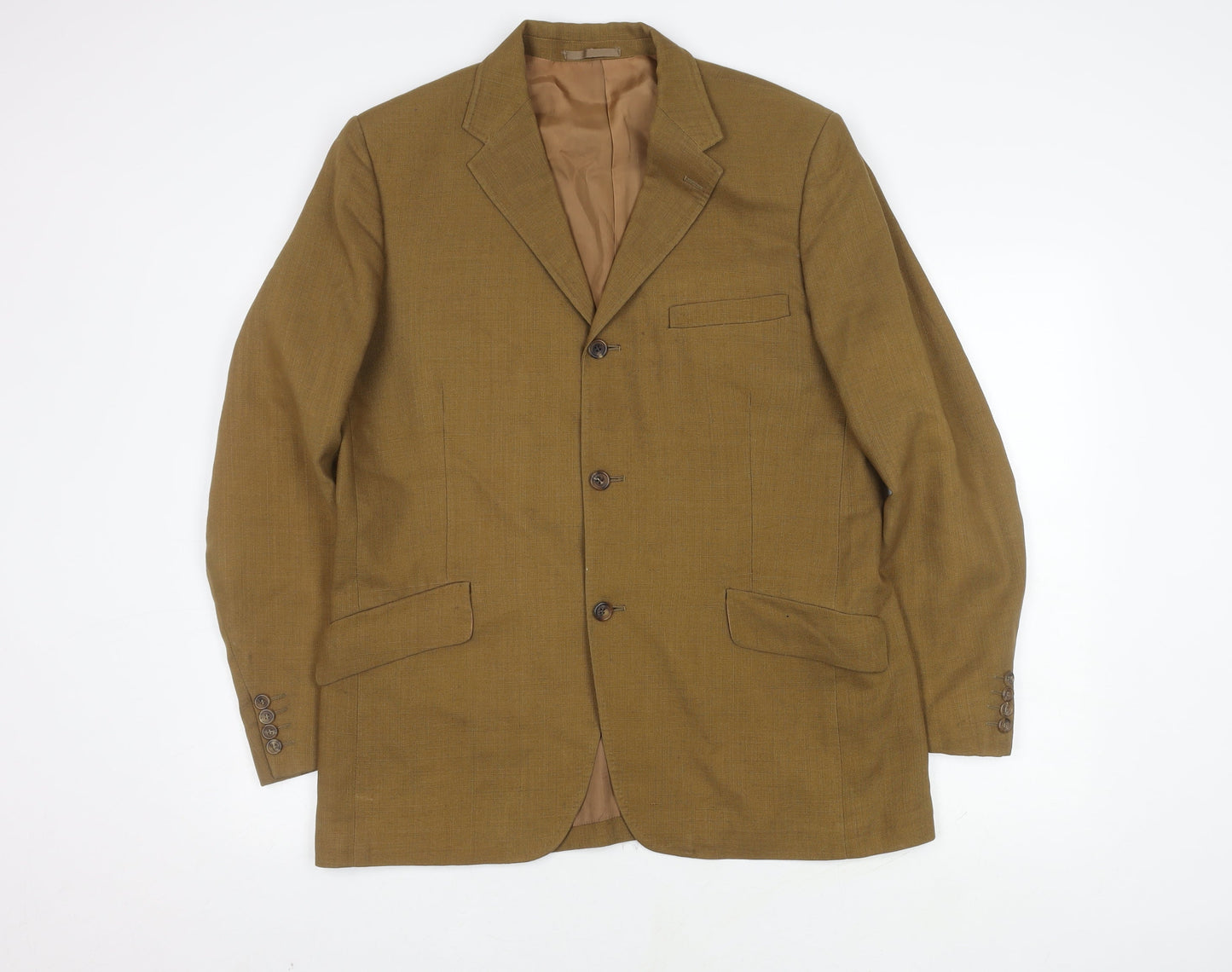 Mens UK Size 42 Jaeger Regular Brown Suit Jacket