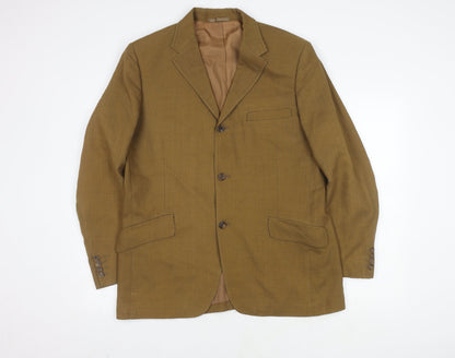 Mens UK Size 42 Jaeger Regular Brown Suit Jacket