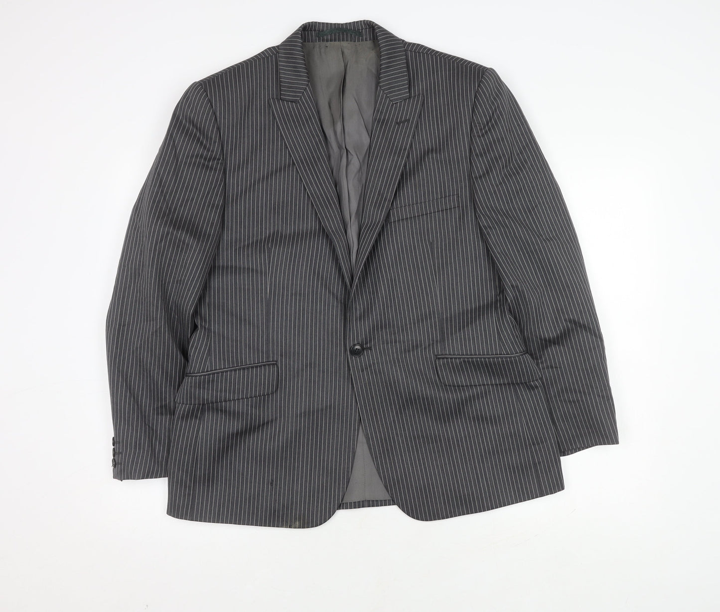 Mens UK Size 40 Fellini Regular Grey Suit Jacket