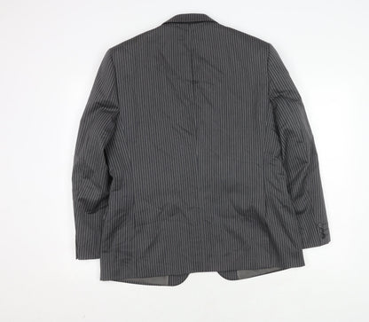 Mens UK Size 40 Fellini Regular Grey Suit Jacket