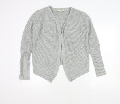 Womens UK Size S Oasis Grey Cardigan Jumper