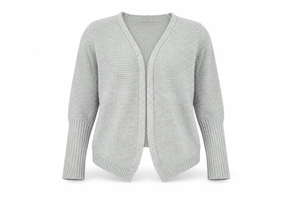 Womens UK Size S Oasis Grey Cardigan Jumper