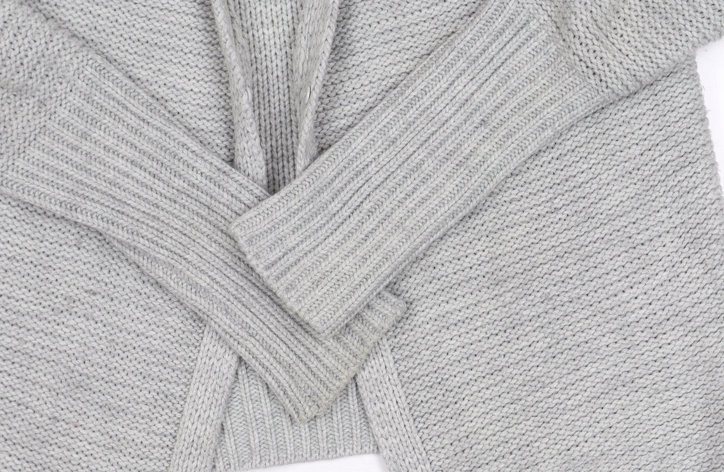 Womens UK Size S Oasis Grey Cardigan Jumper