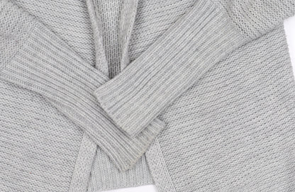Womens UK Size S Oasis Grey Cardigan Jumper