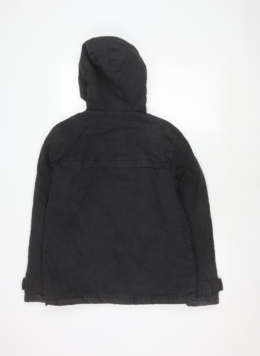 Mens UK Size XS Topman Black Basic Jacket