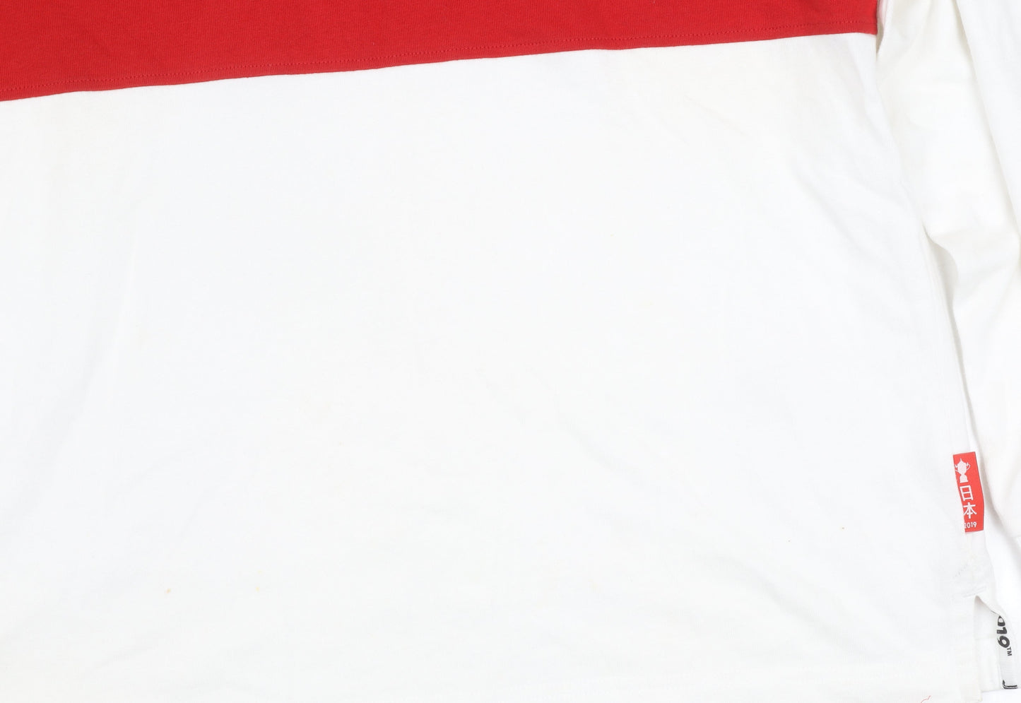 Rugby World Cup England Rugby Mens Polo White M Long Sleeve Sports