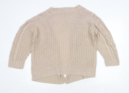 Brave Soul Women's Beige Cardigan, S