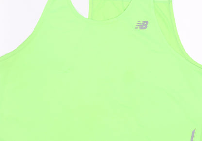 New Balance Men's Green XL Running Tank Top