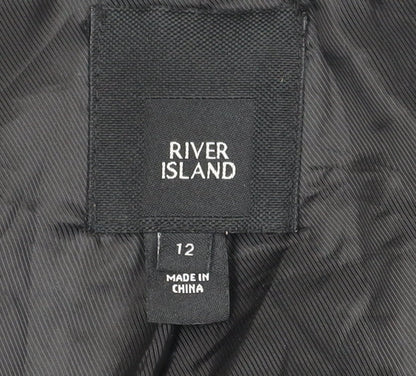 Womens UK Size 12 River Island Black