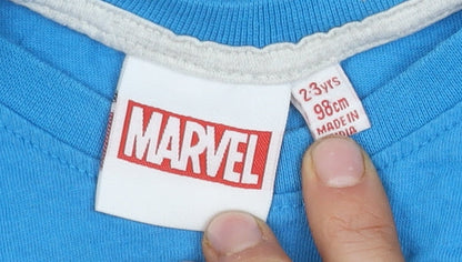 Marvel Avengers Boys Blue Long Sleeve T-Shirt 2-3 Years