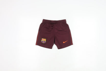 Nike Boys' Red Athletic Football Shorts XS