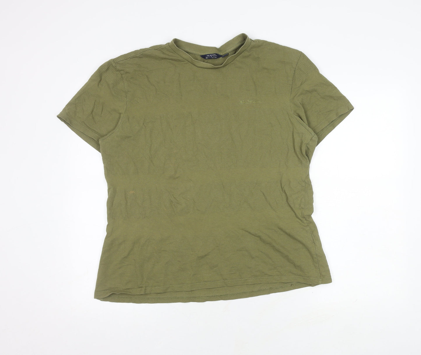 Mens UK Size L Ben Sherman Green  T-Shirt