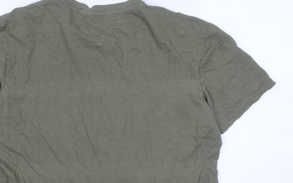 Mens UK Size L Ben Sherman Green  T-Shirt