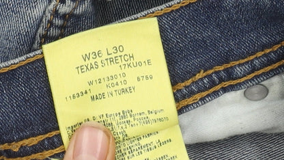 Wrangler Men's Blue 36 Straight Denim Jeans