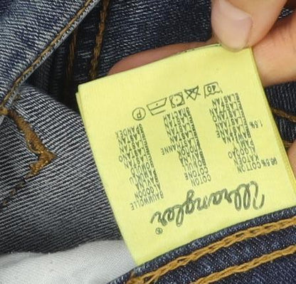 Wrangler Men's Blue 36 Straight Denim Jeans