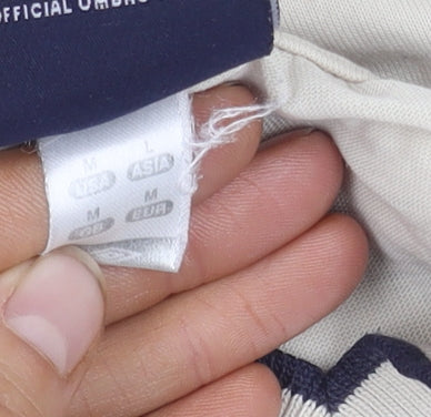 Umbro Beige Unisex Medium V-Neck T-Shirt