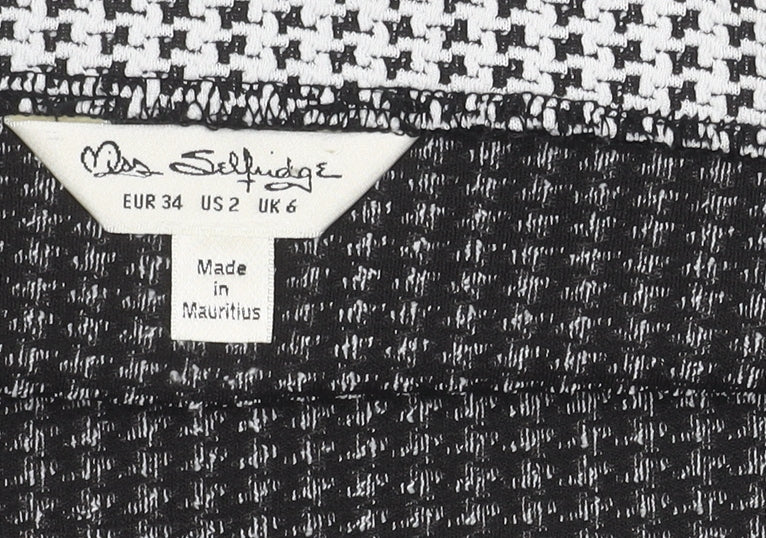 Miss Selfridge Women's Black Pencil Skirt Size 6