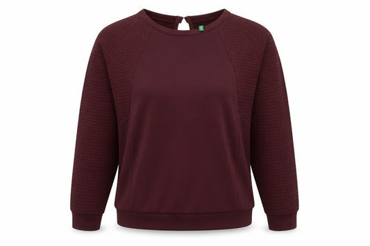 Womens UK Size L United Colors of Benetton Purple Pullover Jumper