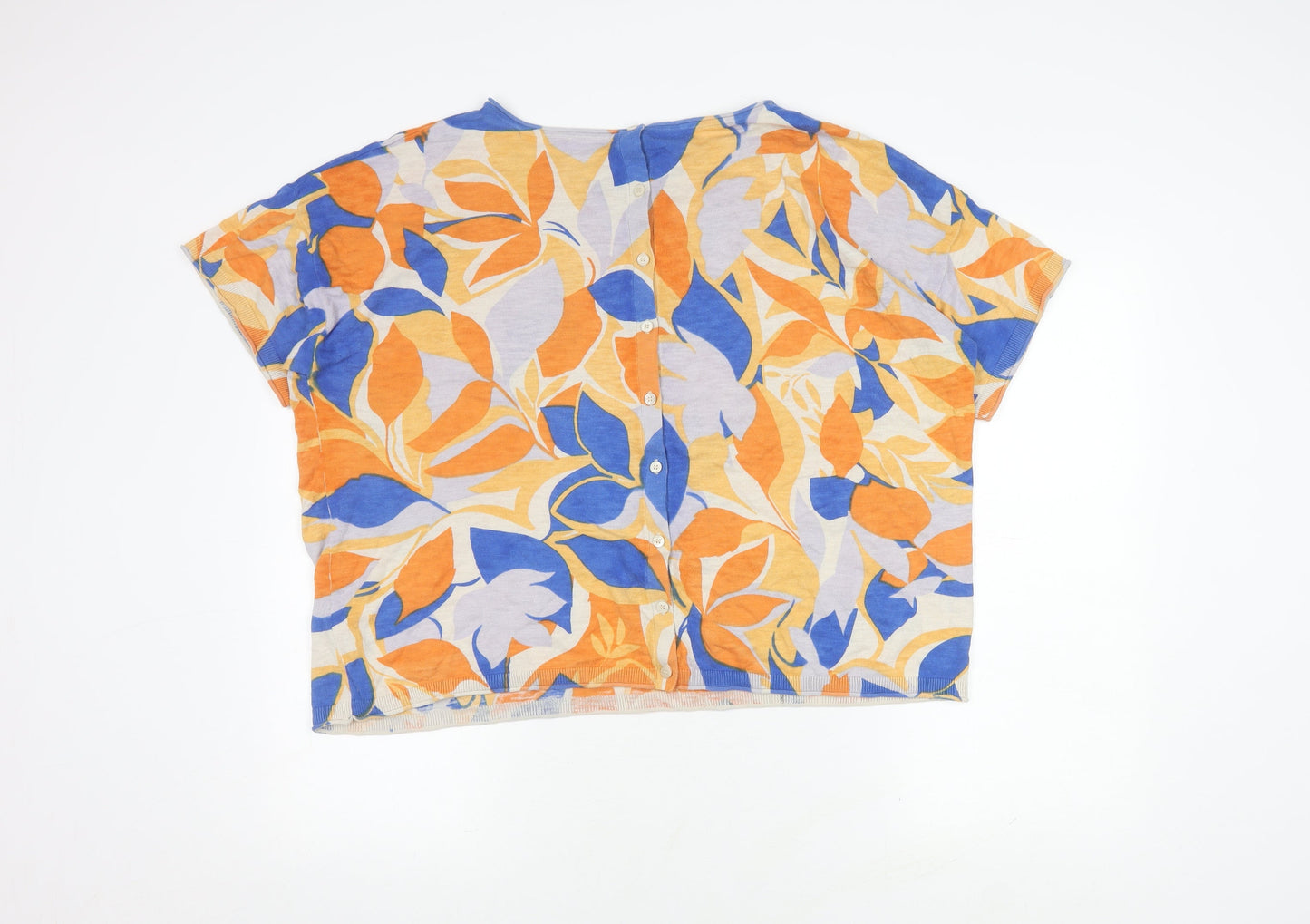 Womens UK Size 18 Fat Face Multicoloured Basic T-Shirt