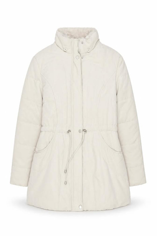 Womens UK Size 14 BHS White Puffer Jacket