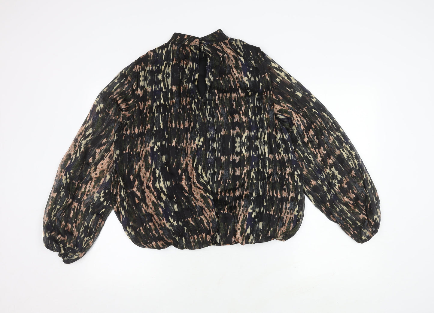 Blue Vanilla Women's Multicoloured Blouse, Size M