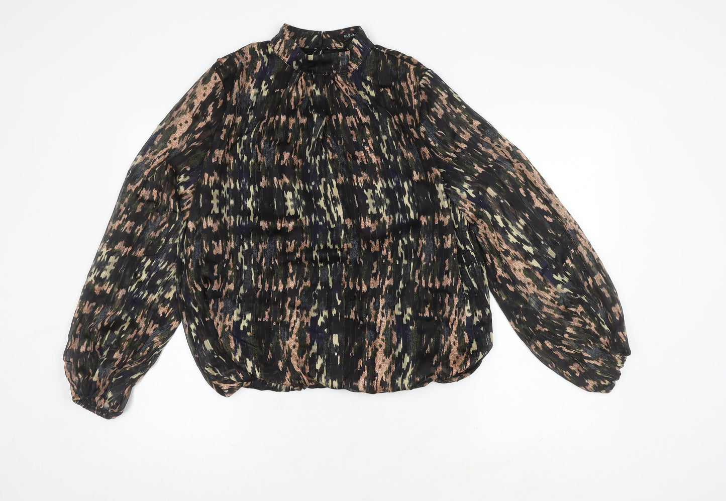 Blue Vanilla Women's Multicoloured Blouse, Size M